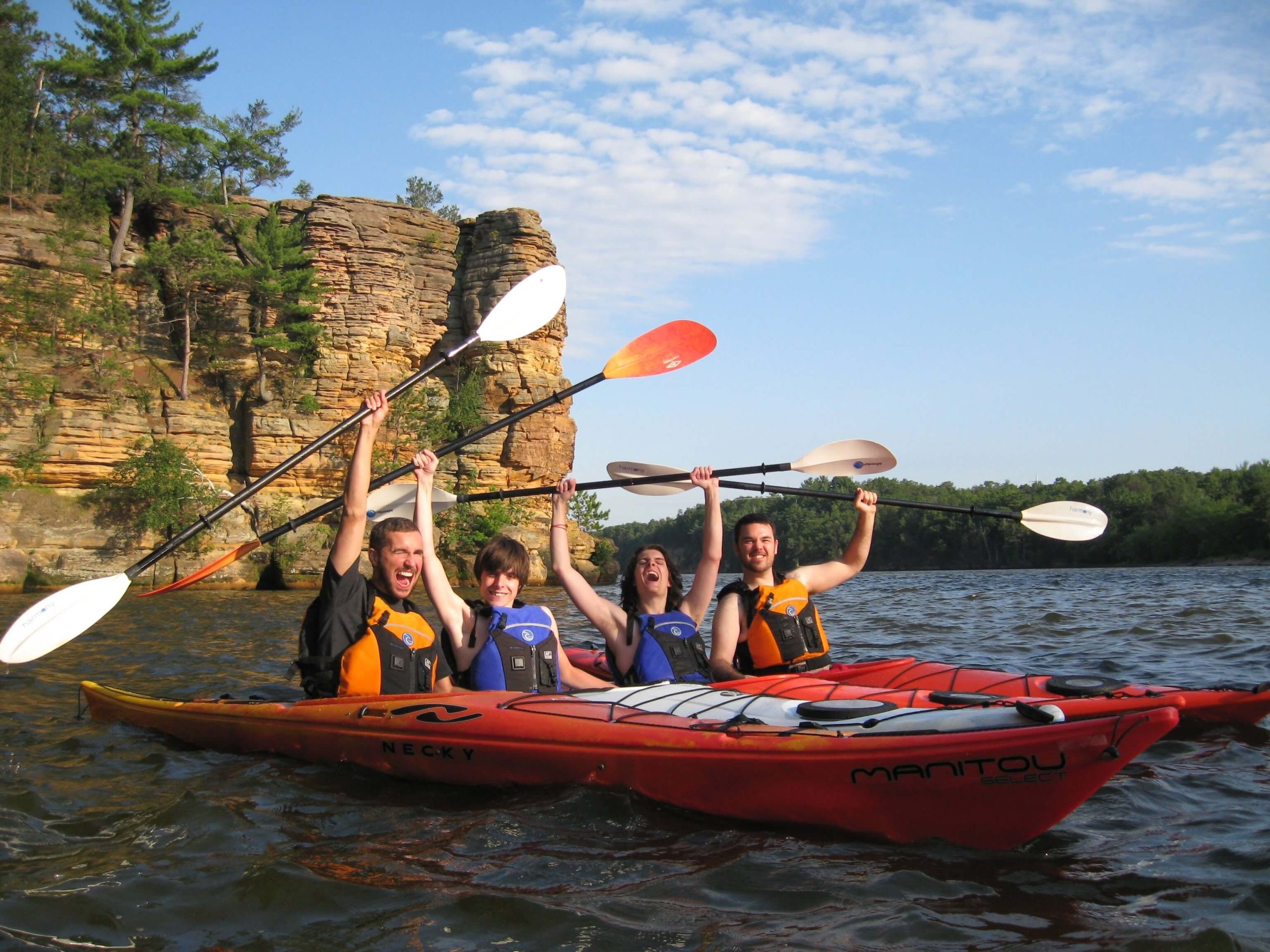 Vertical Illusions Wisconsin Dells guided Kayak Trips