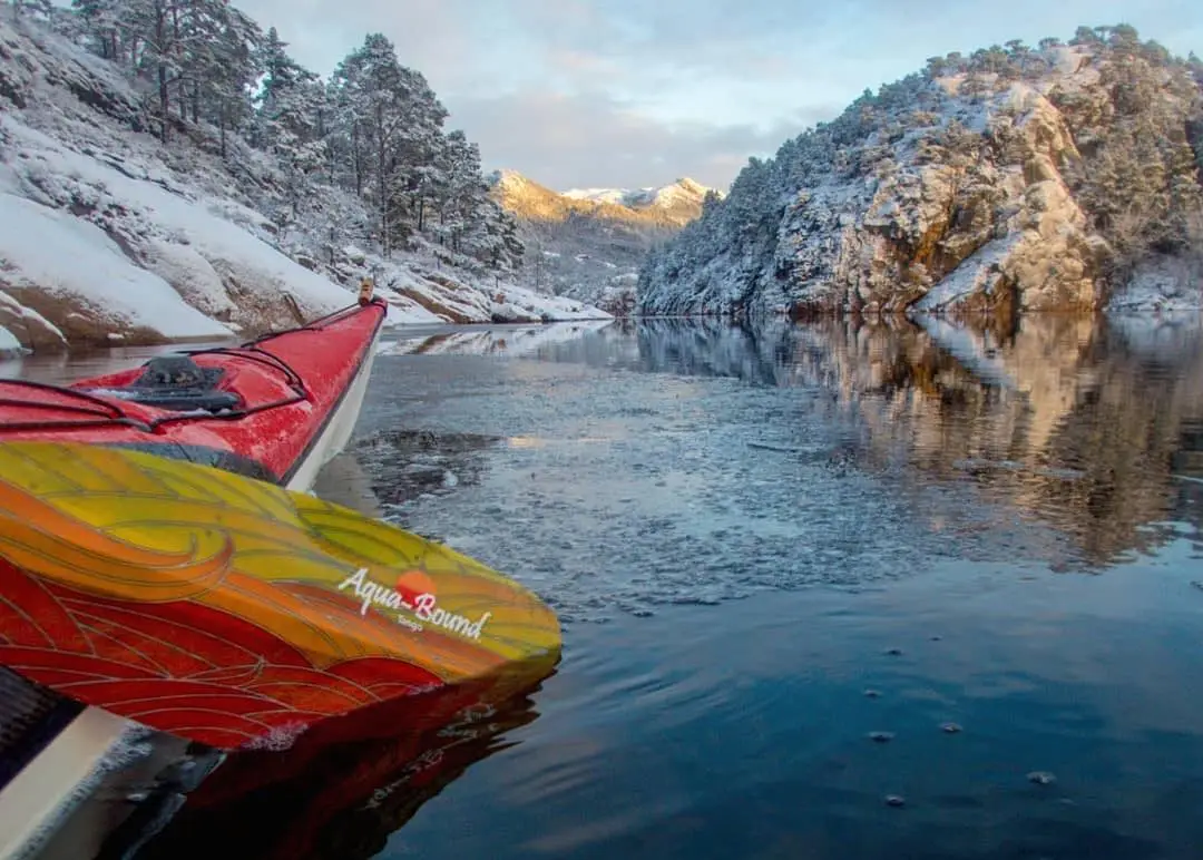 Wisconsin Dells Winter kayaking