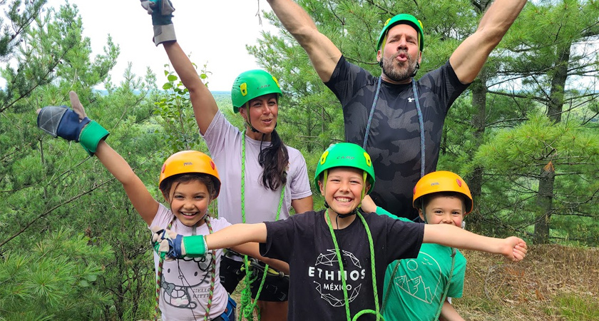 Wisconsin Dells family zipline